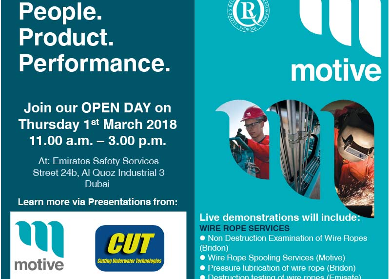 CUT & Motive – Dubai Open Day